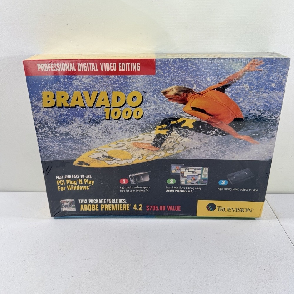 BRAVADO 1000 Professional Digital Video Editing W/ Adobe Premiere 4.2 NEW SEALED